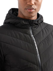 Piumini Nero Ea7 Emporio Armani