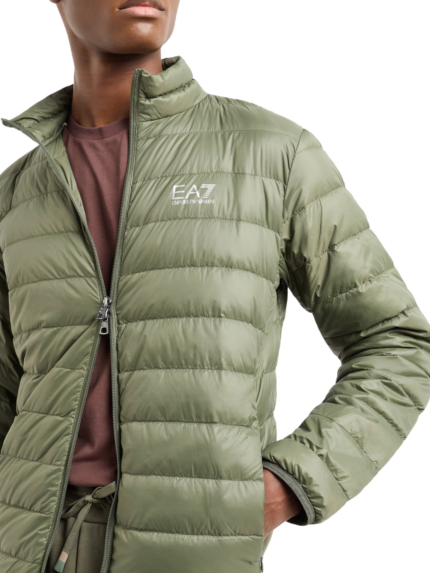 Piumini Verde Ea7 Emporio Armani