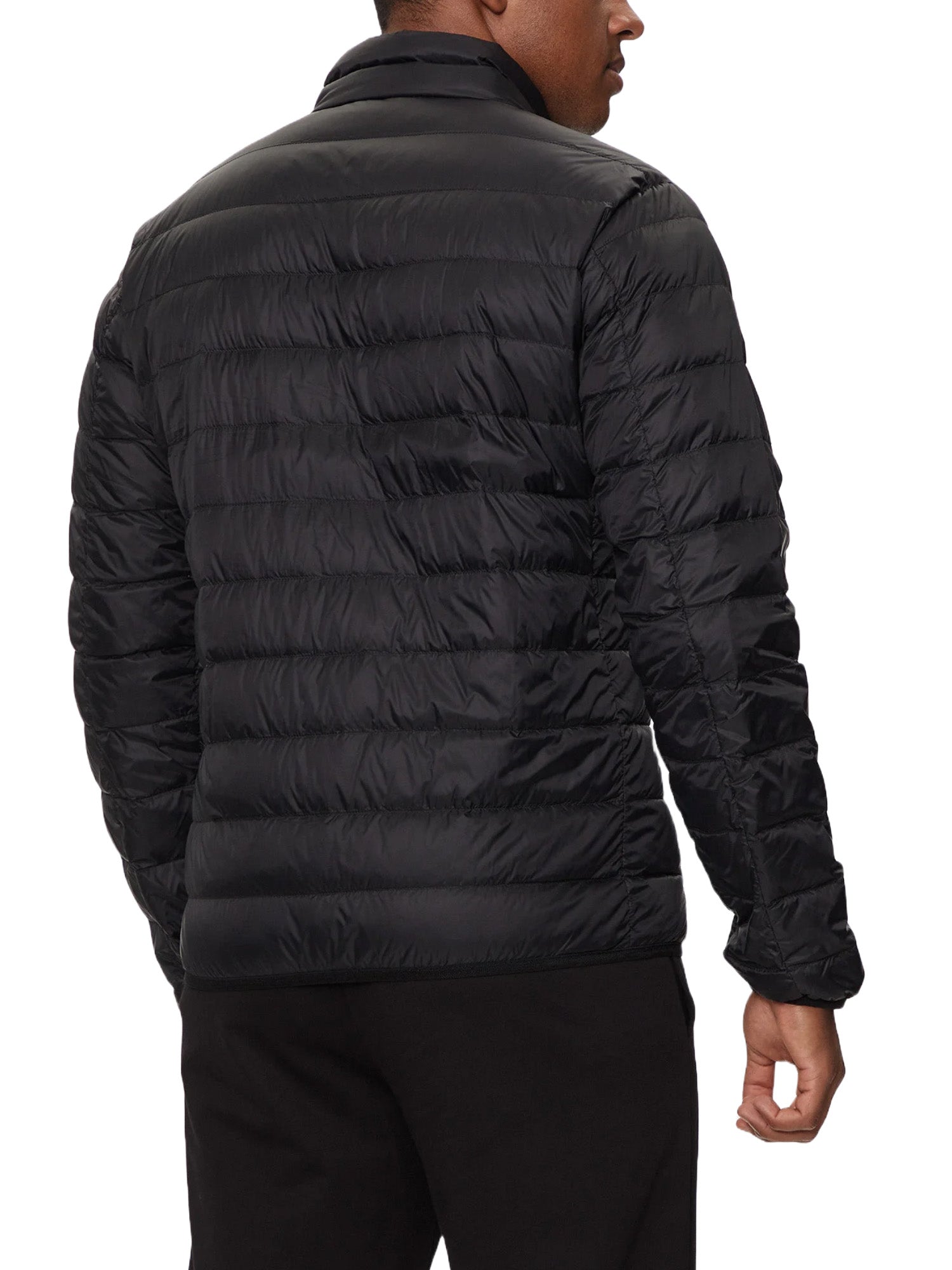 Piumini Nero Ea7 Emporio Armani