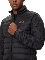 Piumini Nero Ea7 Emporio Armani