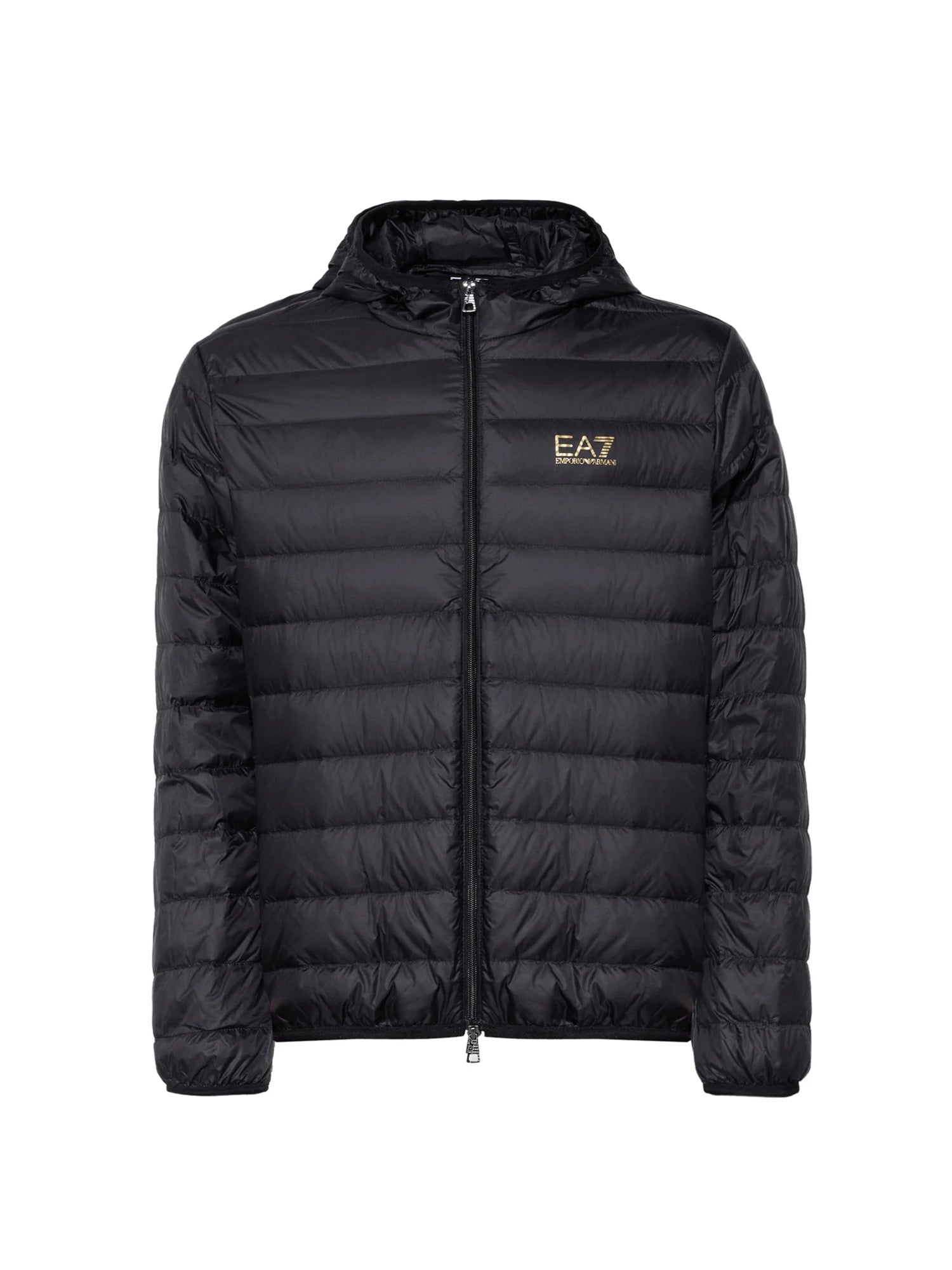 Piumini Nero Ea7 Emporio Armani