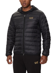 Piumini Nero Ea7 Emporio Armani