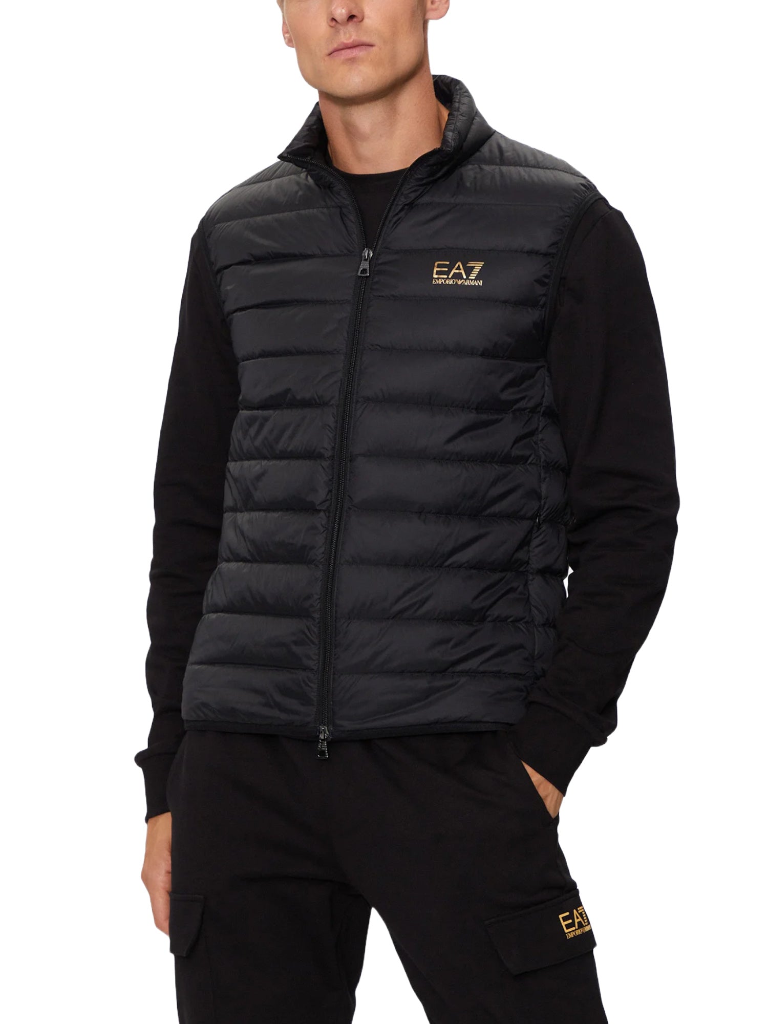 Gilet Nero Ea7 Emporio Armani
