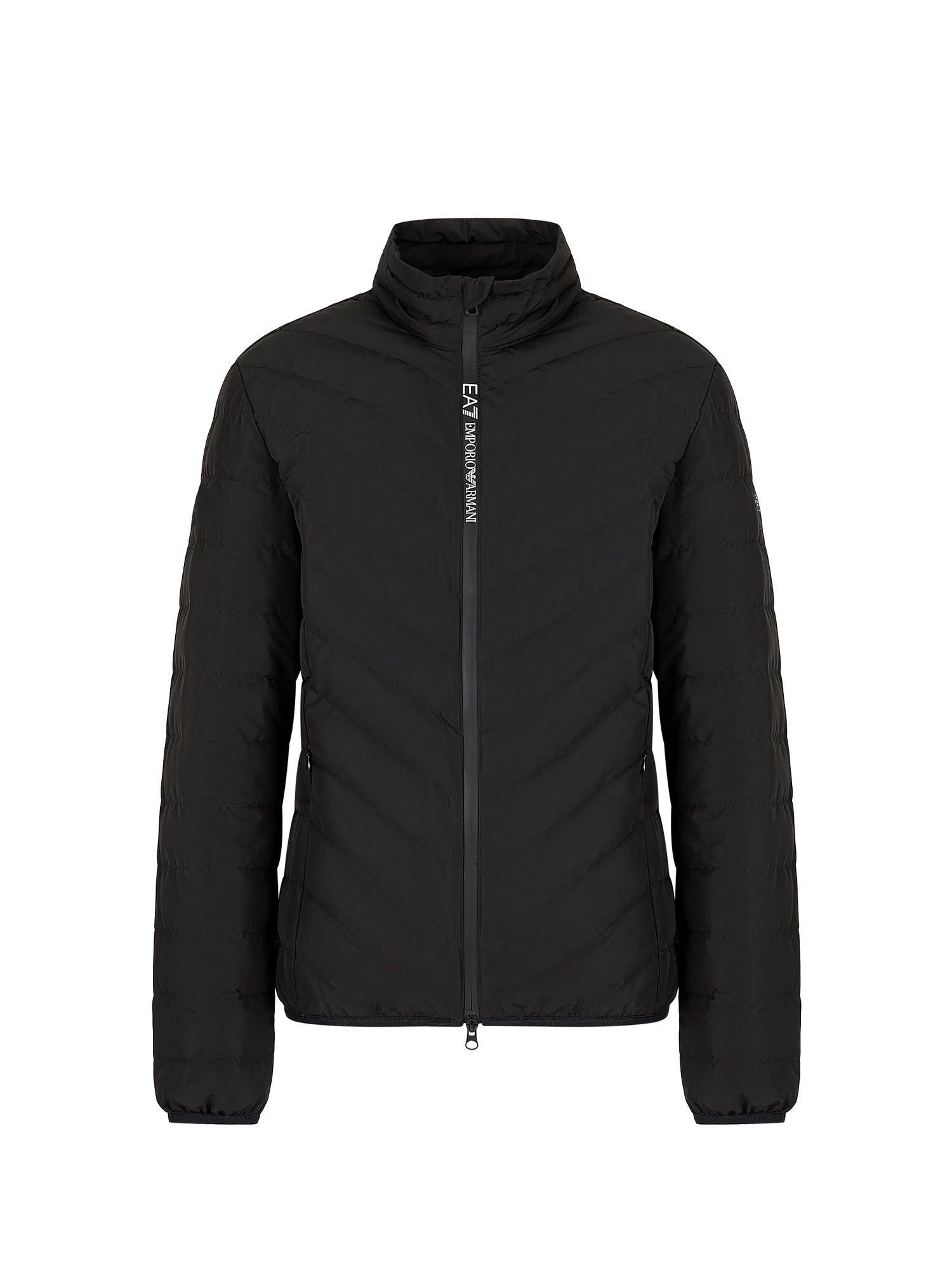 Piumini Nero Ea7 Emporio Armani
