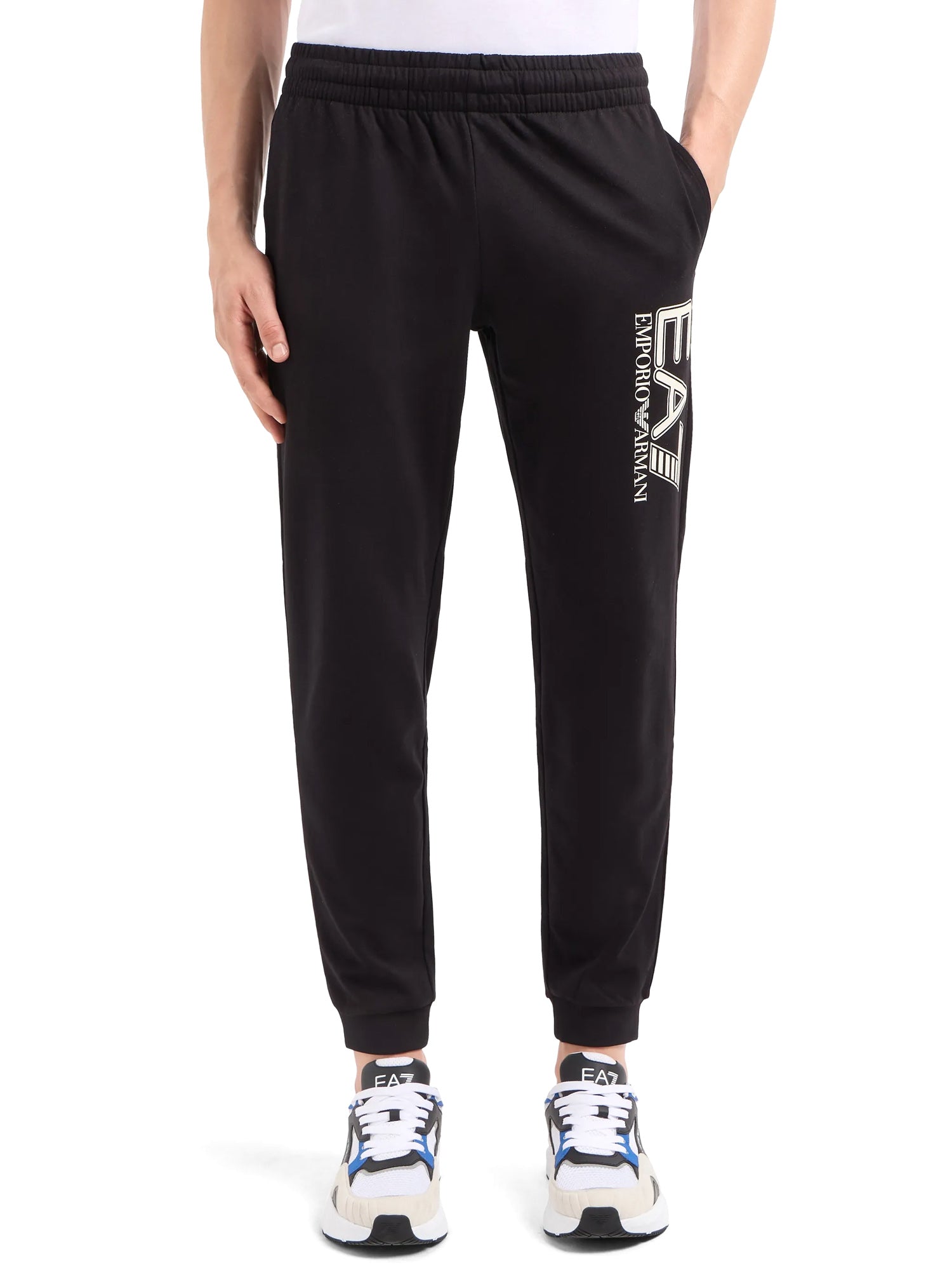 Pantaloni sportivi Nero Ea7 Emporio Armani
