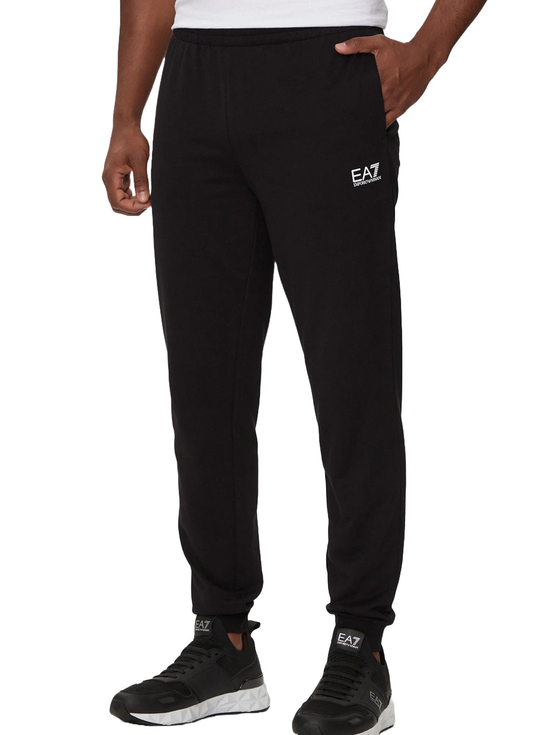 Pantaloni sportivi Nero Ea7 Emporio Armani