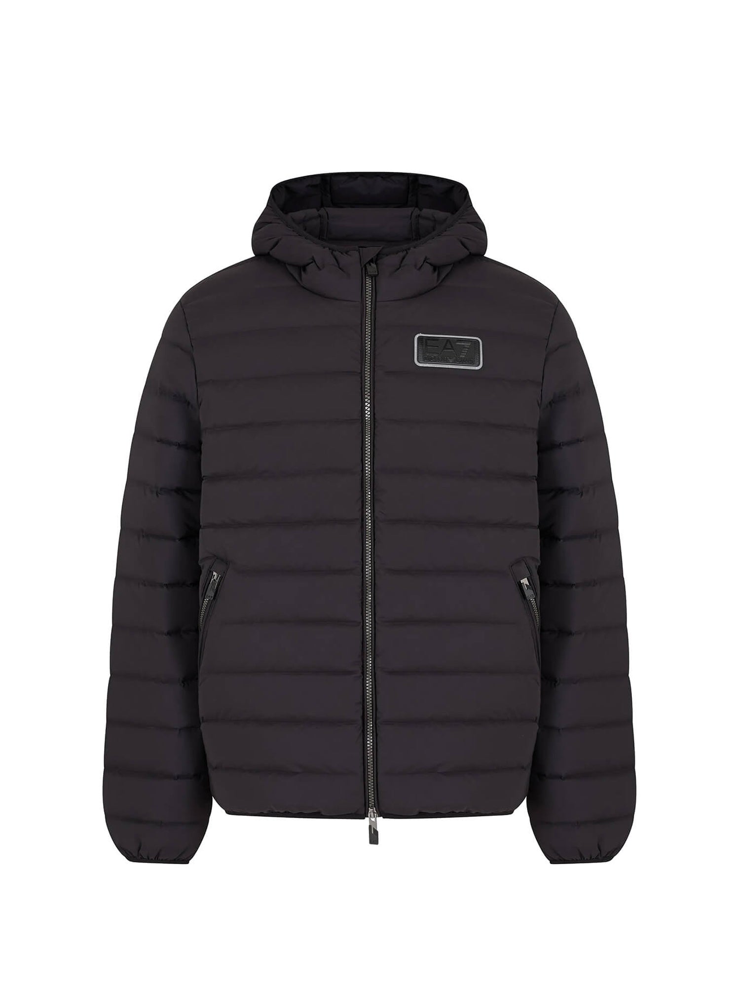 Piumini Nero Ea7 Emporio Armani