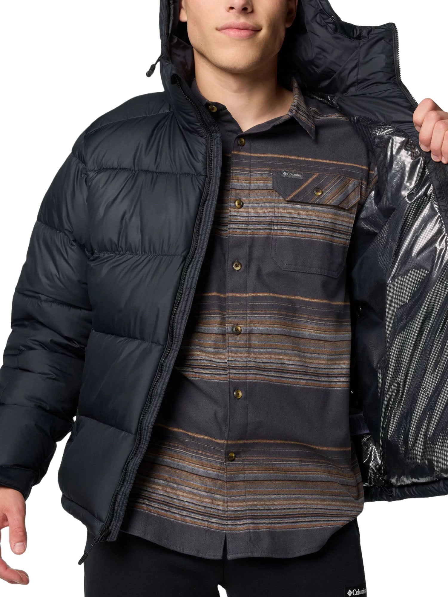 Piumini Nero Bianco Columbia