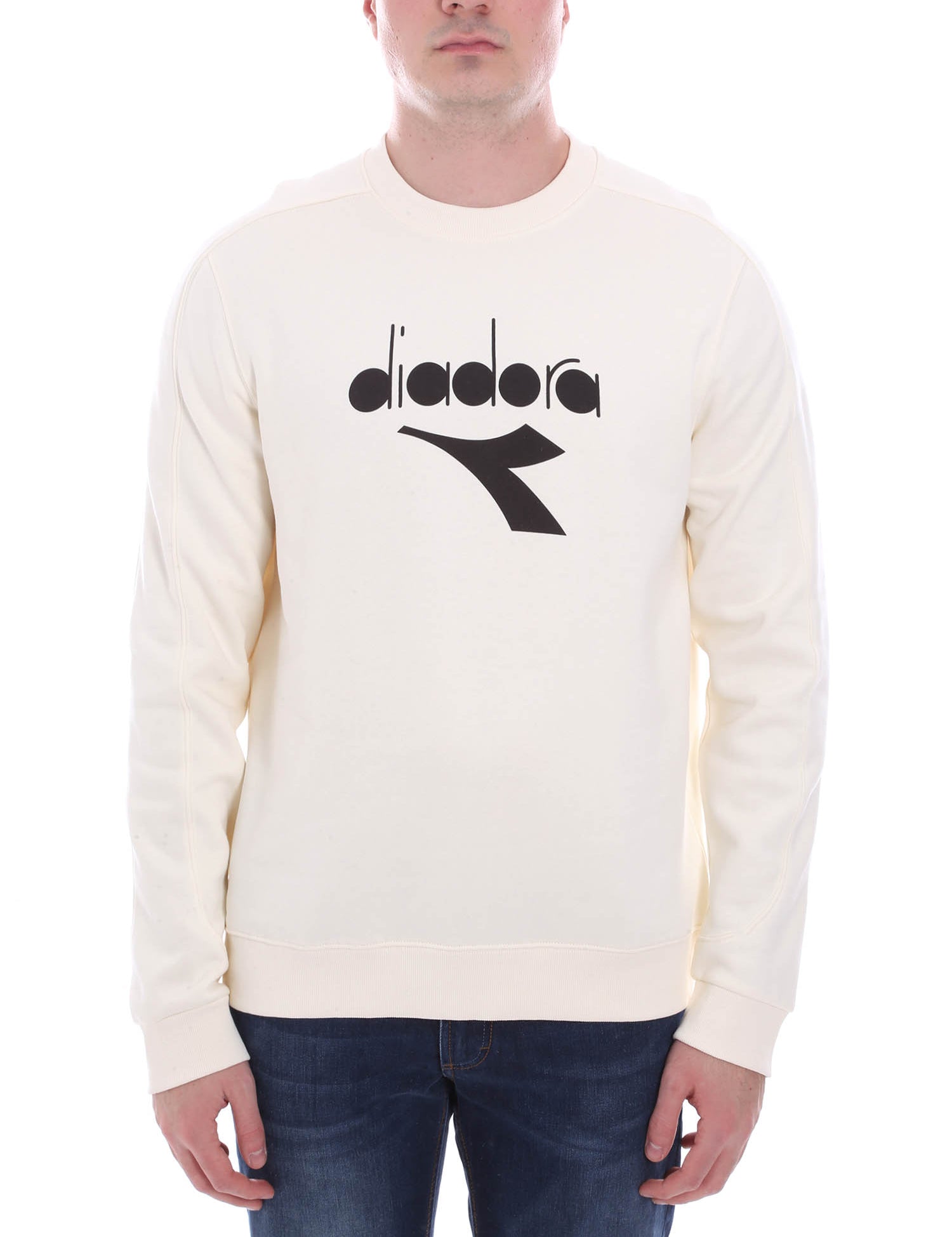 Felpe Avorio Diadora