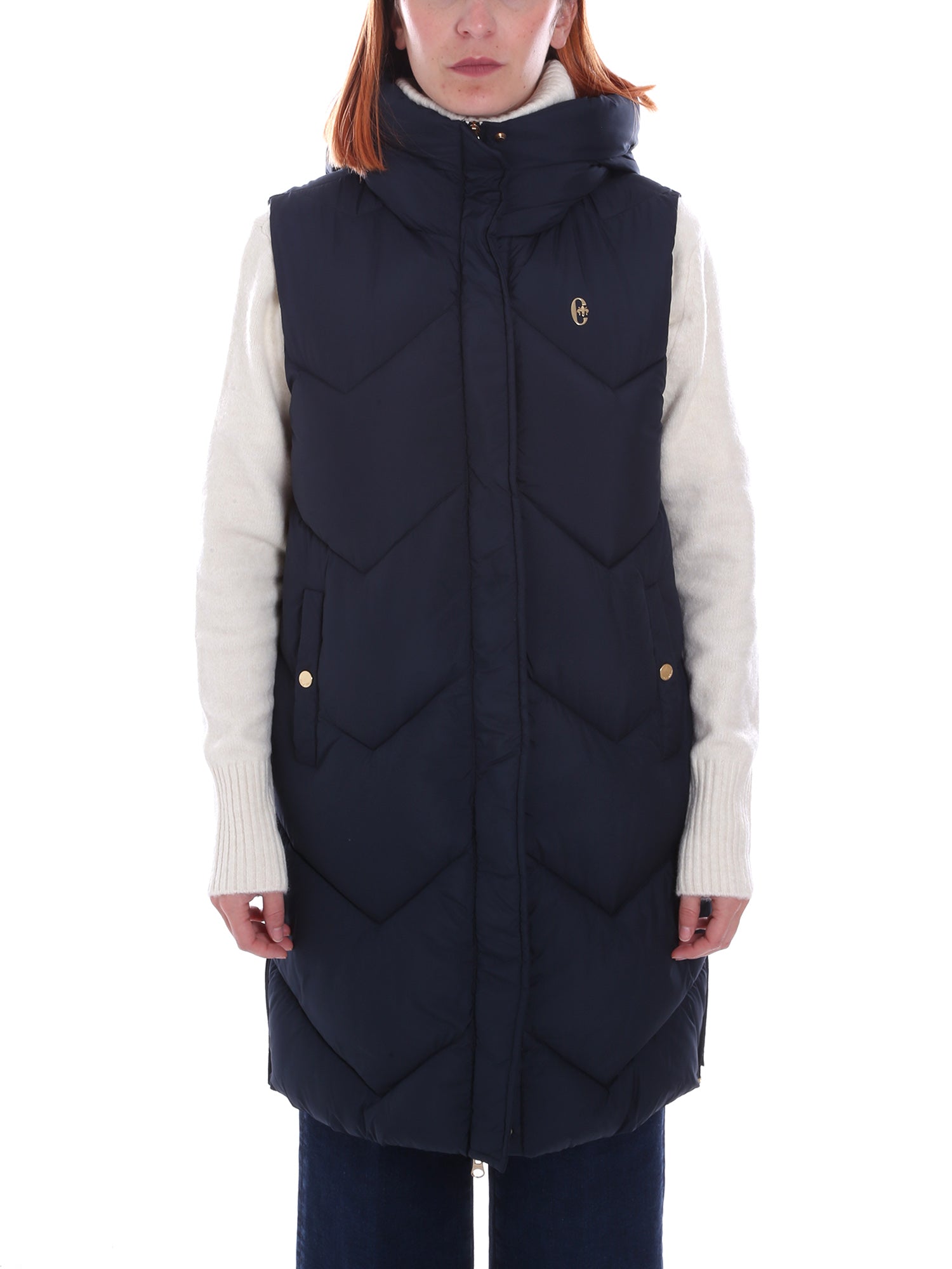 Gilet Blu Conte Of Florence