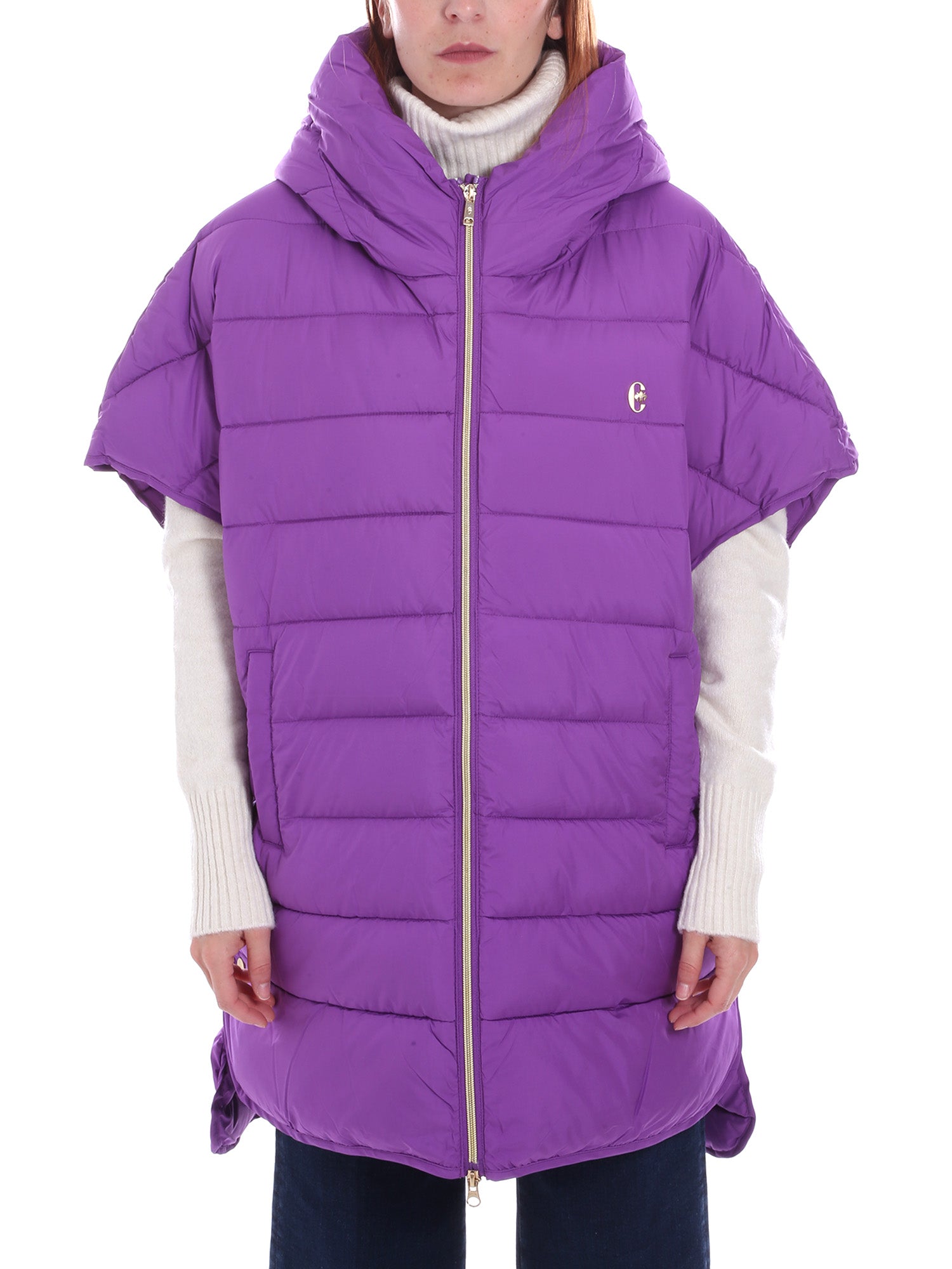 Gilet Viola Conte Of Florence