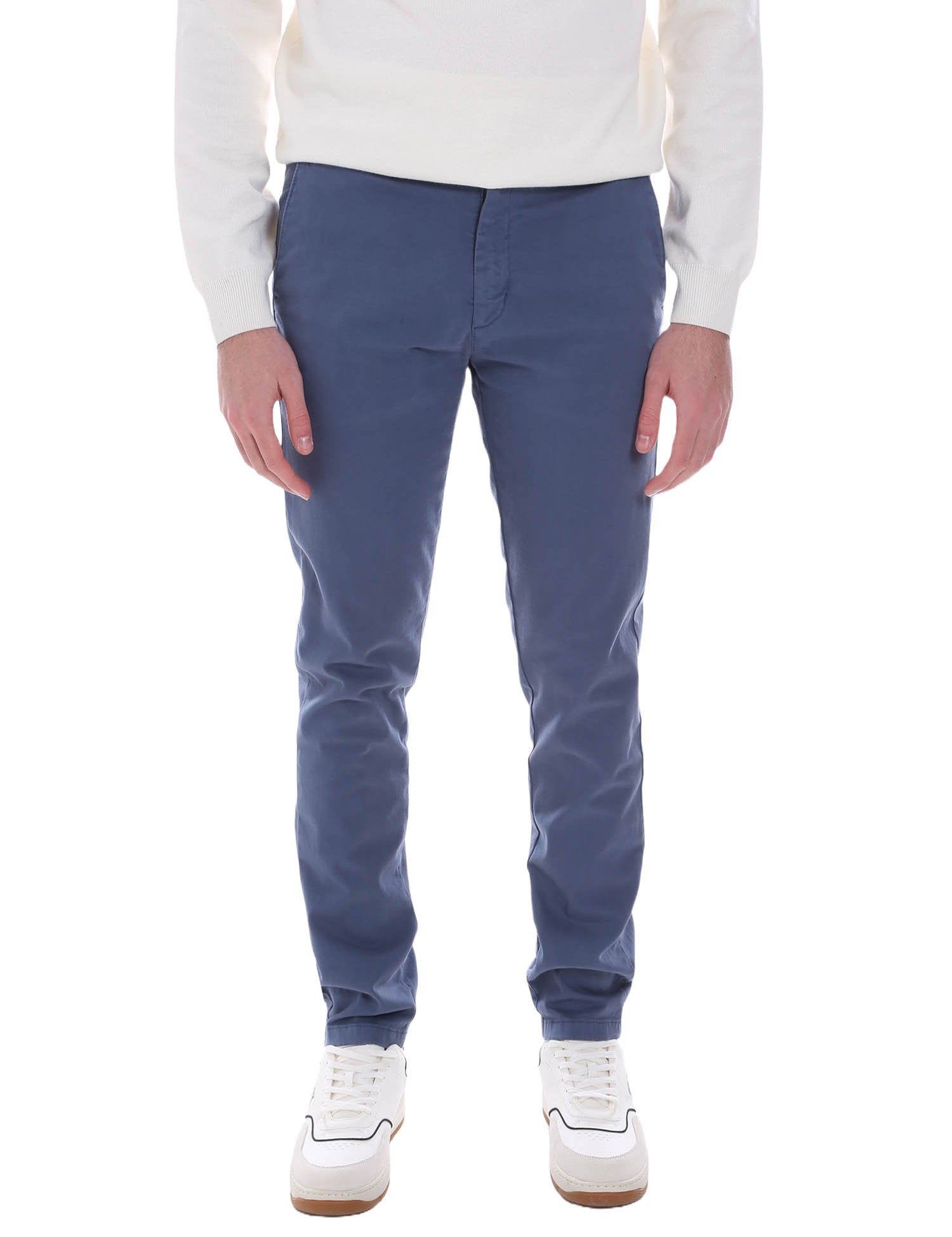 Pantaloni Blu Borgoni Milano