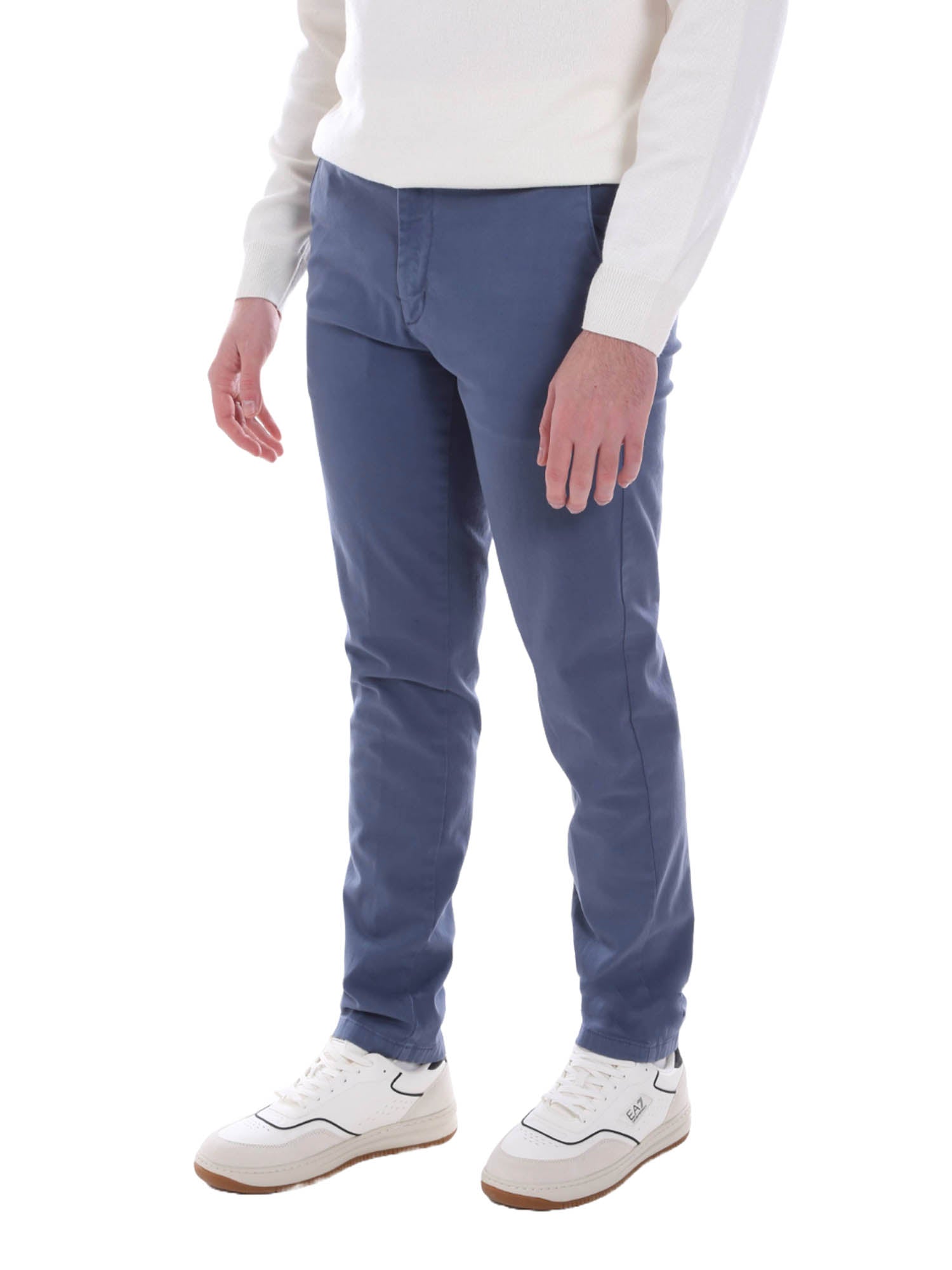 Pantaloni Blu Borgoni Milano