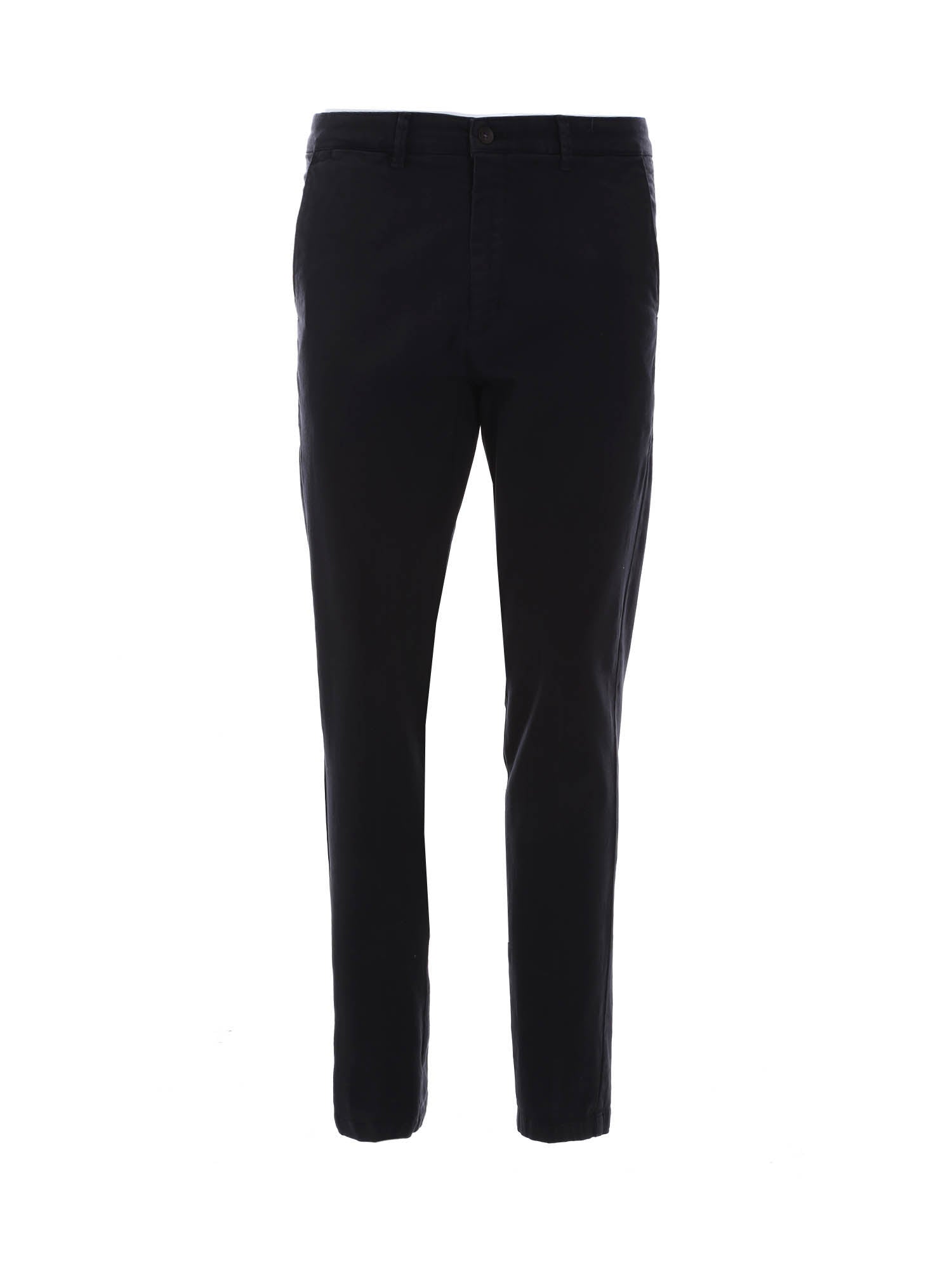 Pantaloni Nero Borgoni Milano