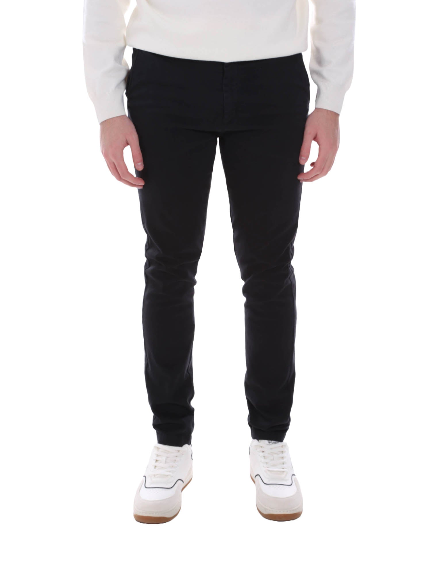 Pantaloni Nero Borgoni Milano