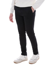 Pantaloni Nero Borgoni Milano