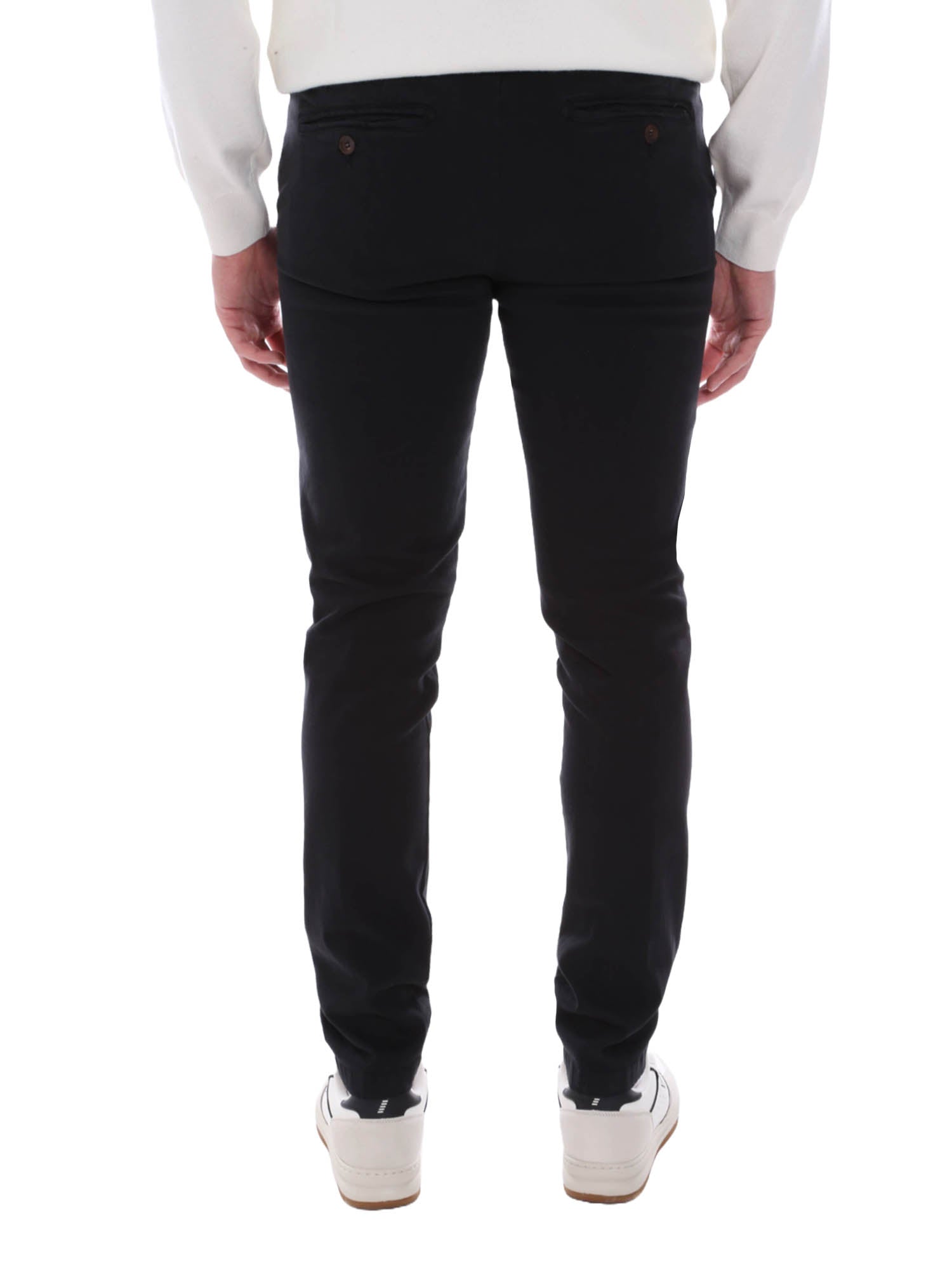 Pantaloni Nero Borgoni Milano