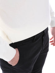 Pantaloni Nero Borgoni Milano