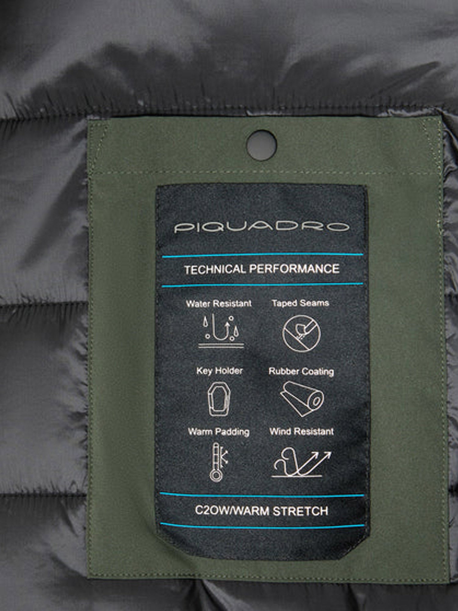 Piumini Verde Piquadro