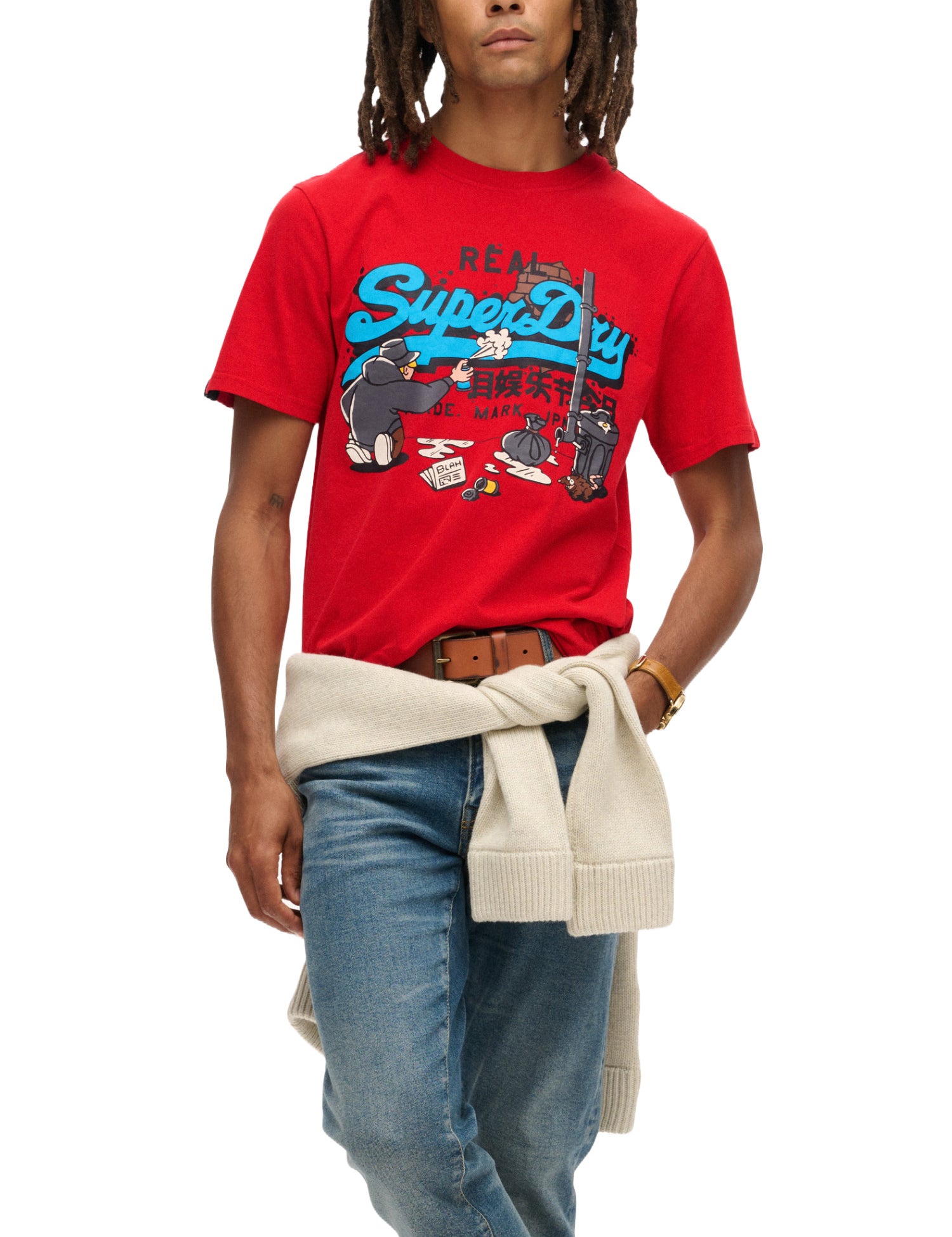 T-shirt Rosso Superdry
