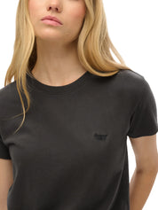 T-shirt Nero Nero Superdry