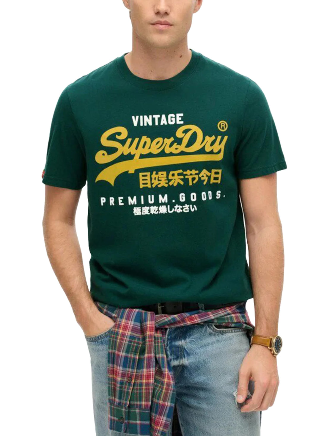 T-shirt Verde Superdry