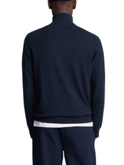 Maglia a collo alto Blu Lyle & Scott