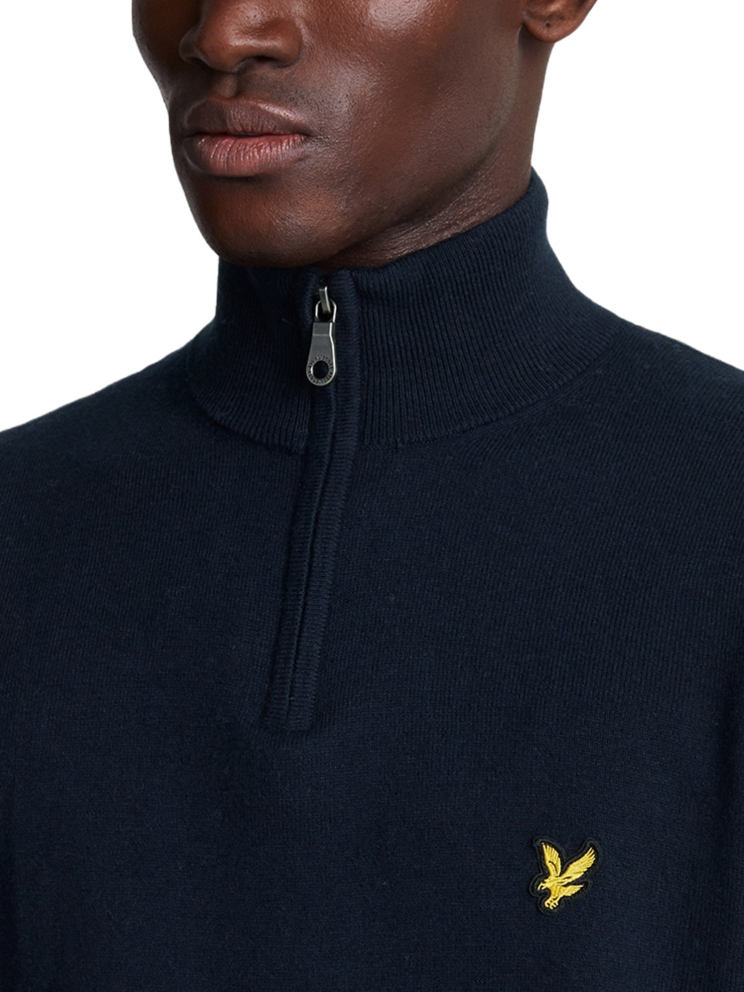 Maglia a collo alto Blu Lyle & Scott