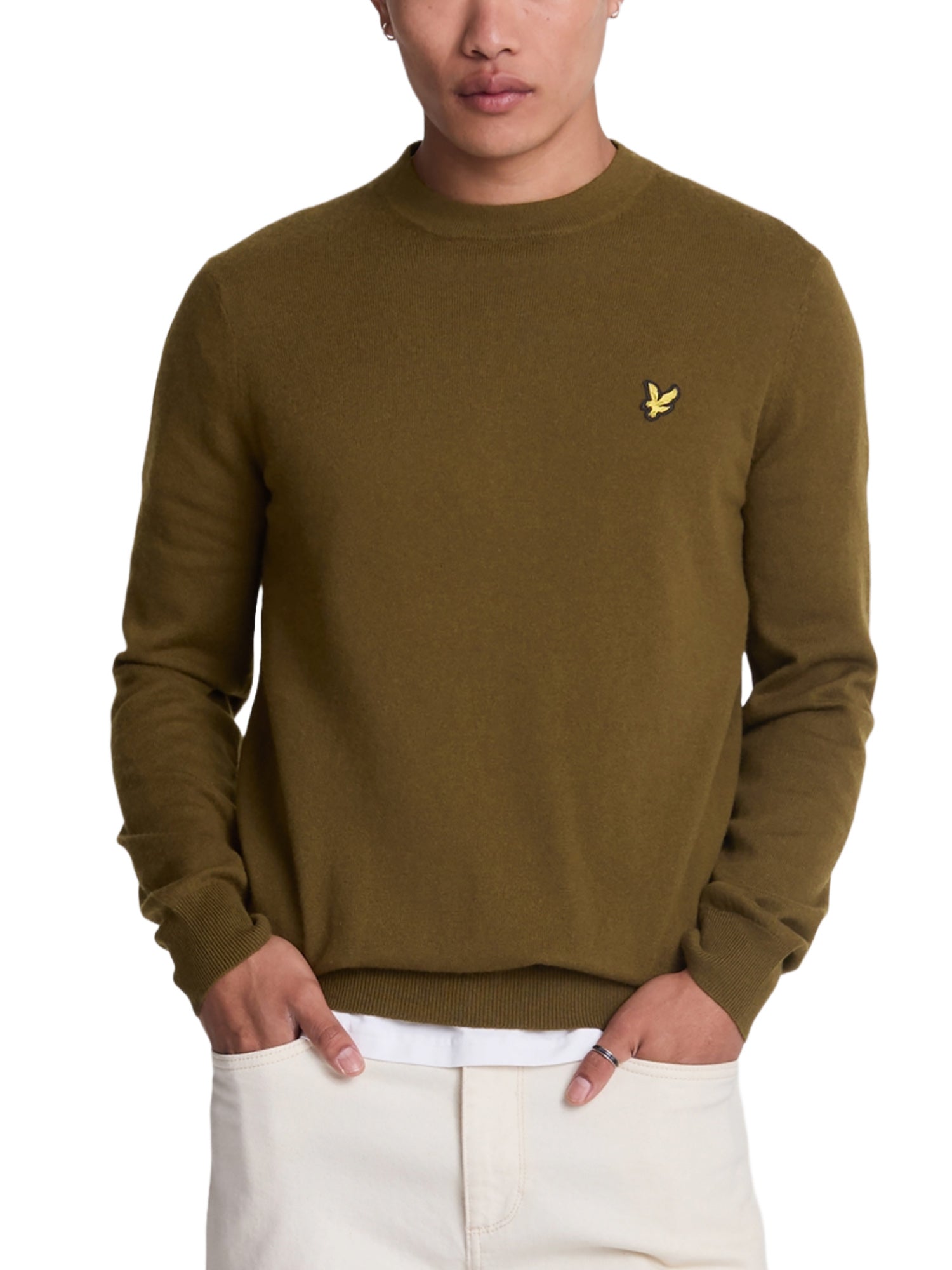 Maglioncini Verde Militare Lyle & Scott
