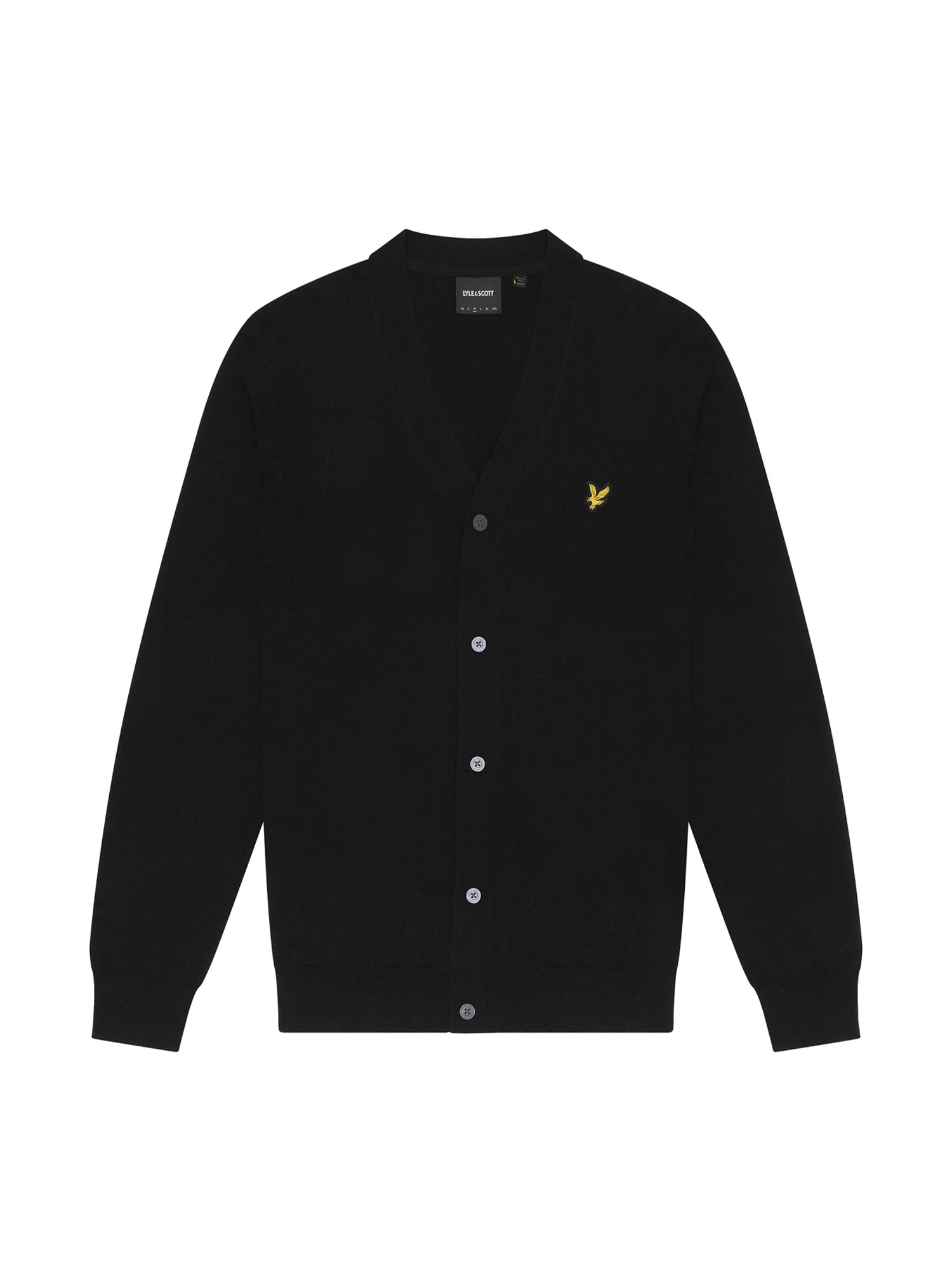 Cardigan Nero Lyle & Scott