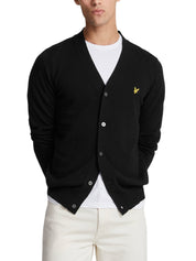 Cardigan Nero Lyle & Scott