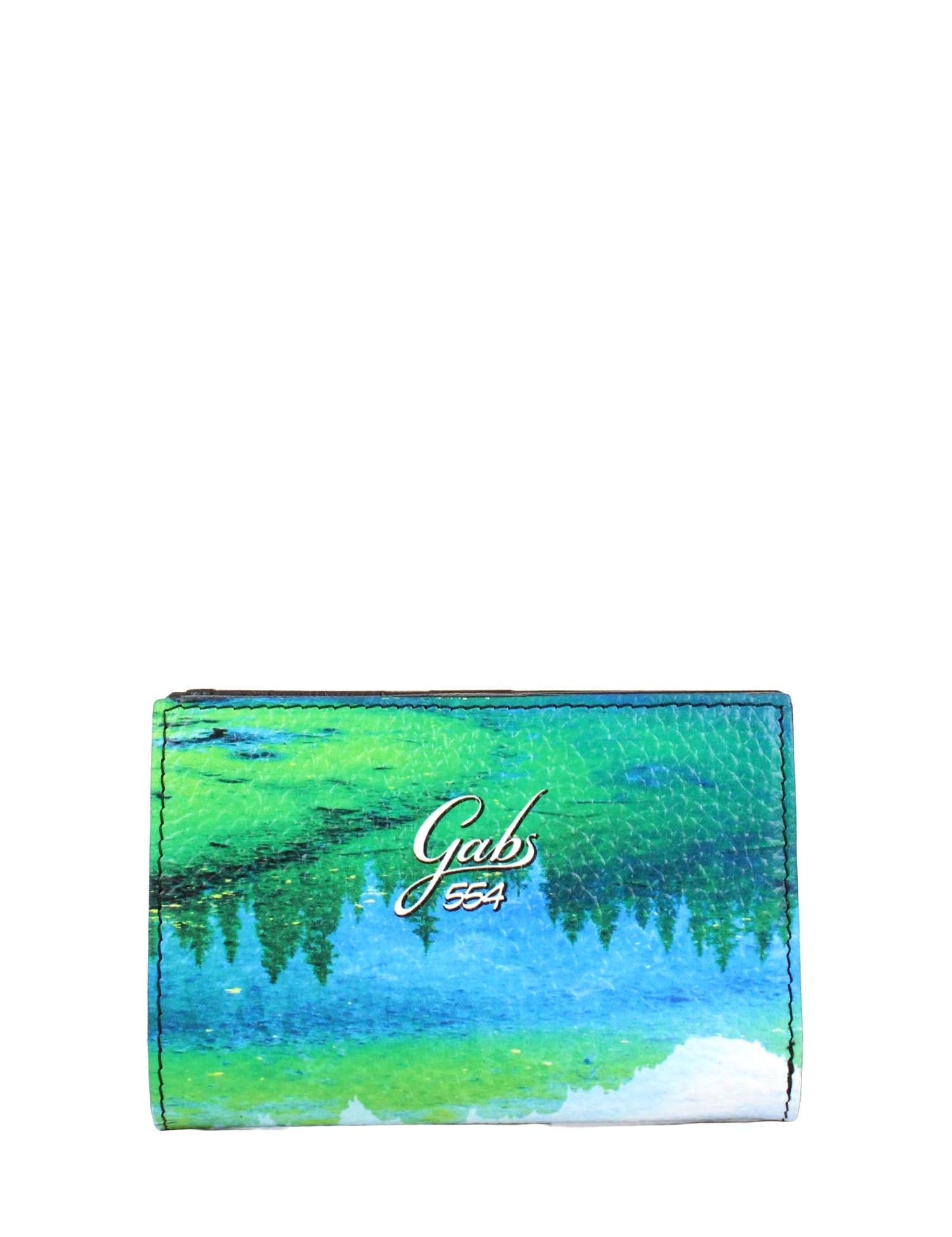 Portafogli Verde Celeste Gabs
