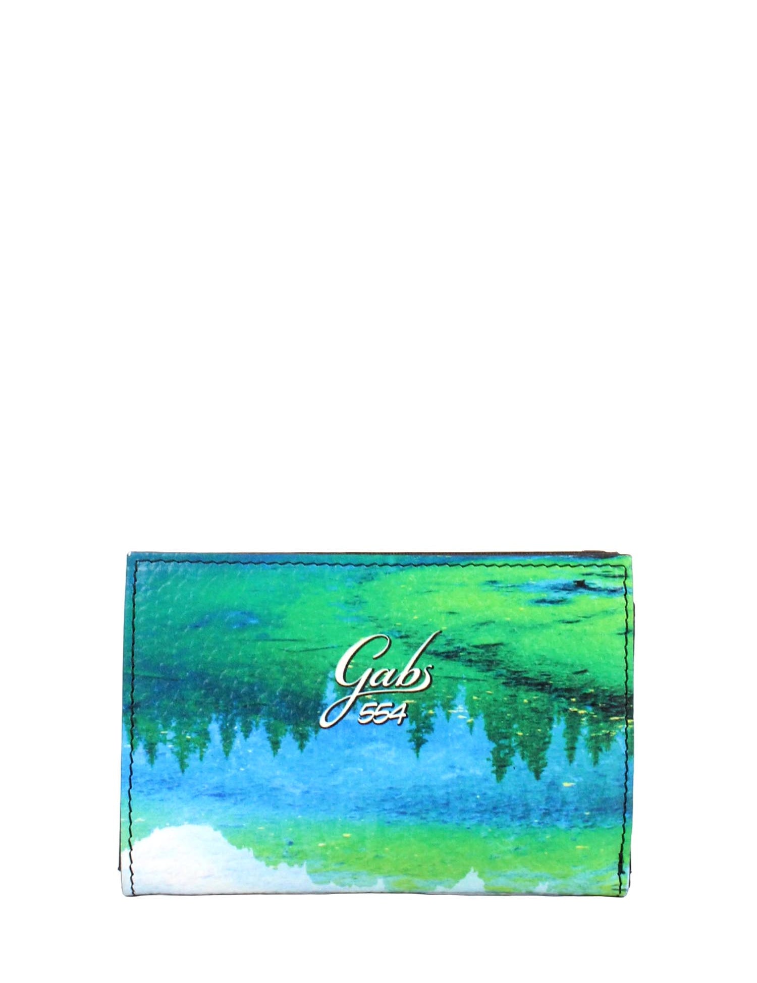 Portafogli Verde Celeste Gabs