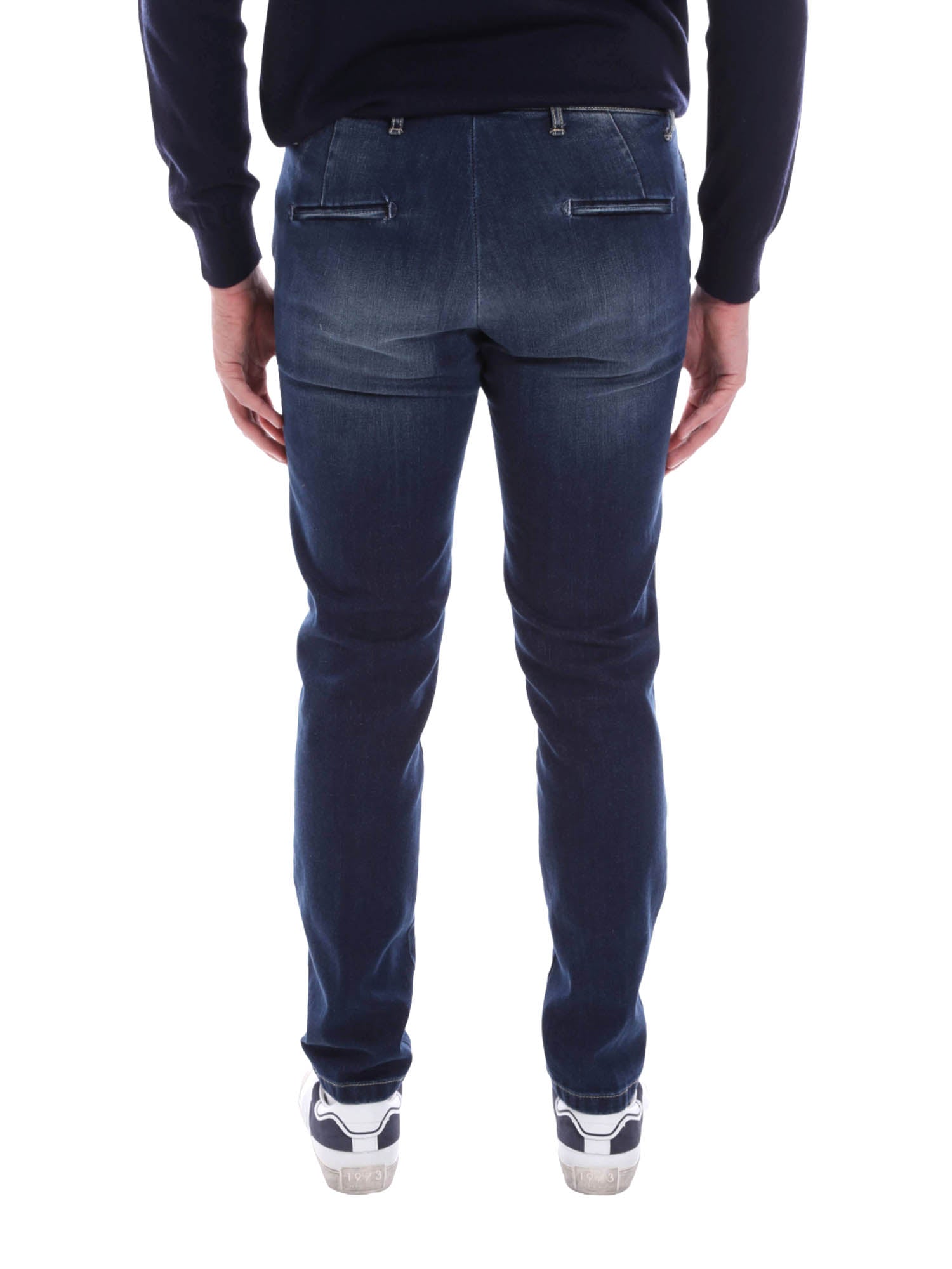 Jeans Blu Scuro Borgoni Milano