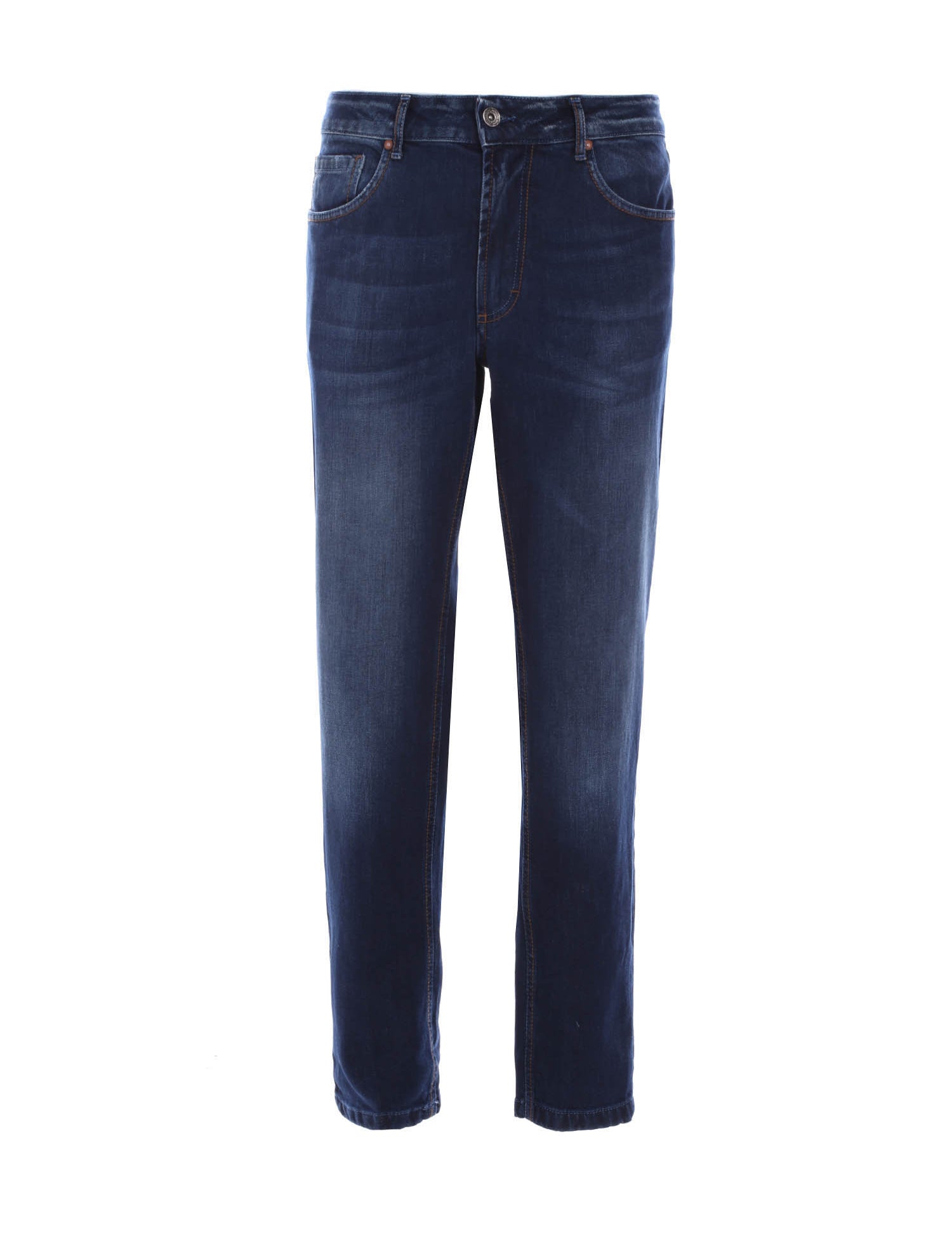 Jeans Blu Scuro Borgoni Milano