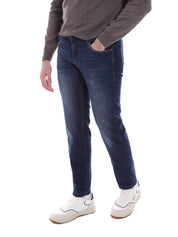 Jeans Blu Scuro Borgoni Milano