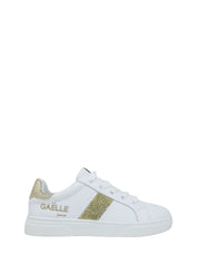 Sneakers Bianco Oro Gaelle Paris