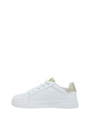 Sneakers Bianco Oro Gaelle Paris