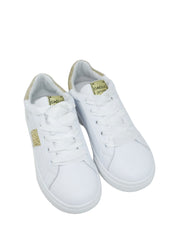 Sneakers Bianco Oro Gaelle Paris