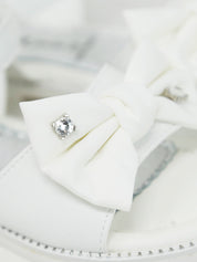 Sandali con strappi Bianco Gaelle Paris