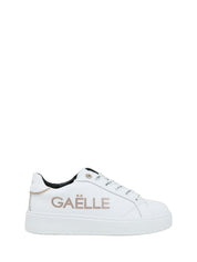 Sneakers Bianco Oro Gaelle Paris