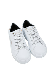 Sneakers Bianco Oro Gaelle Paris