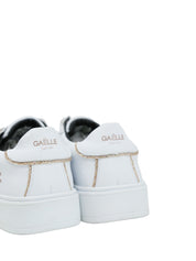 Sneakers Bianco Oro Gaelle Paris