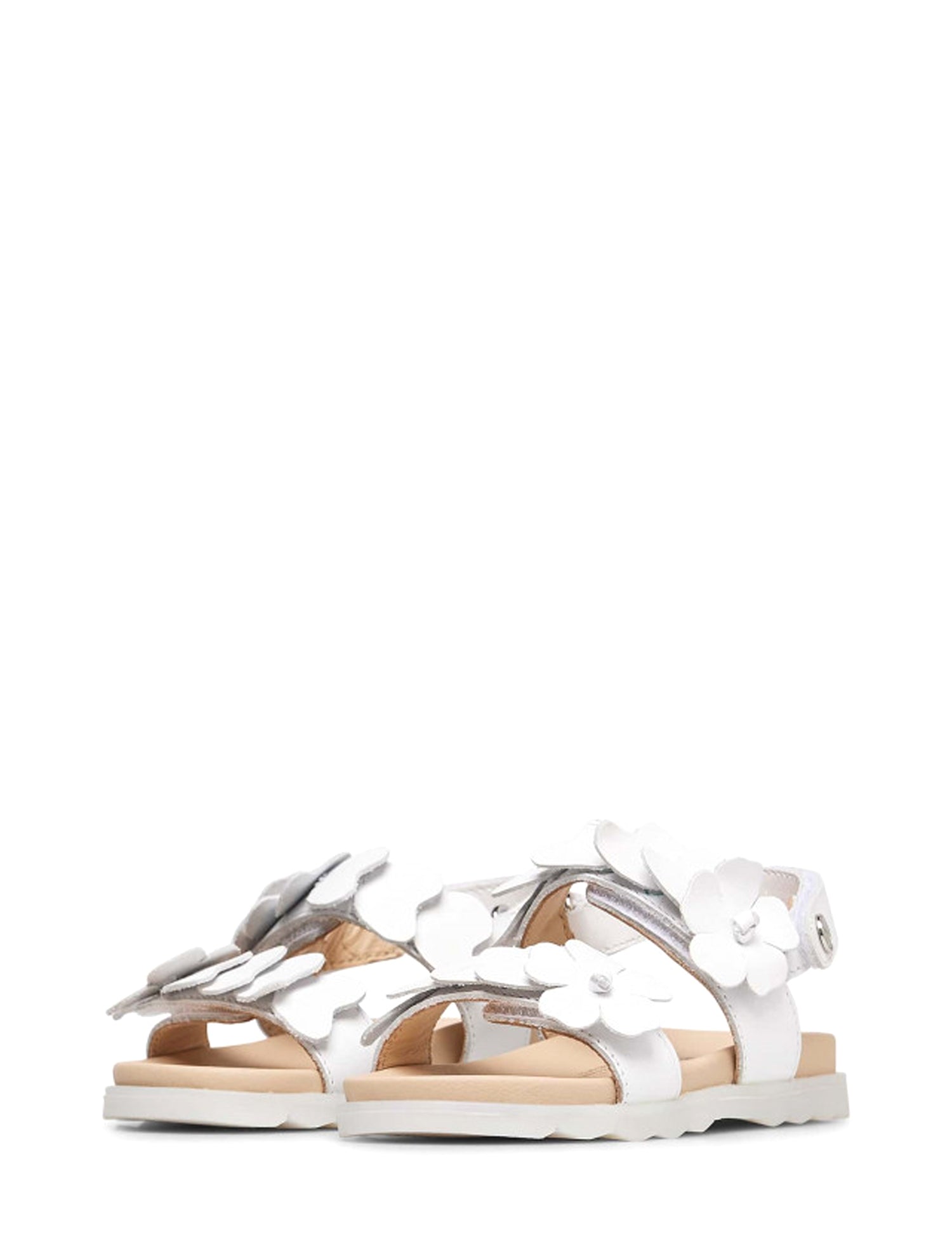 Sandali con strappi Bianco Naturino