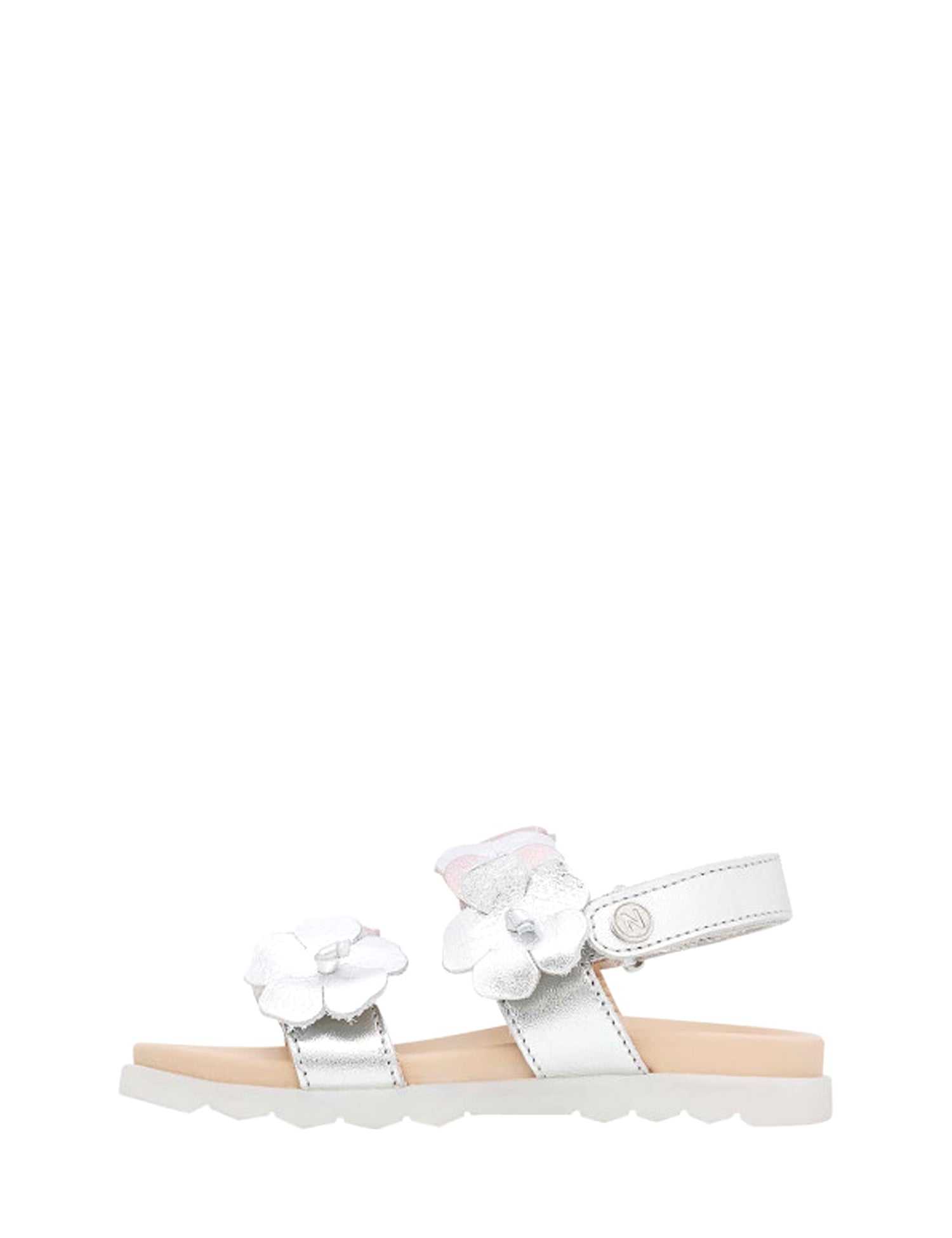 Sandali con strappi Argentato Naturino