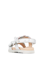 Sandali con strappi Argentato Naturino