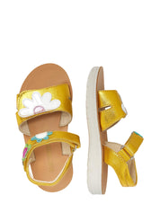 Sandali con strappi Giallo Naturino