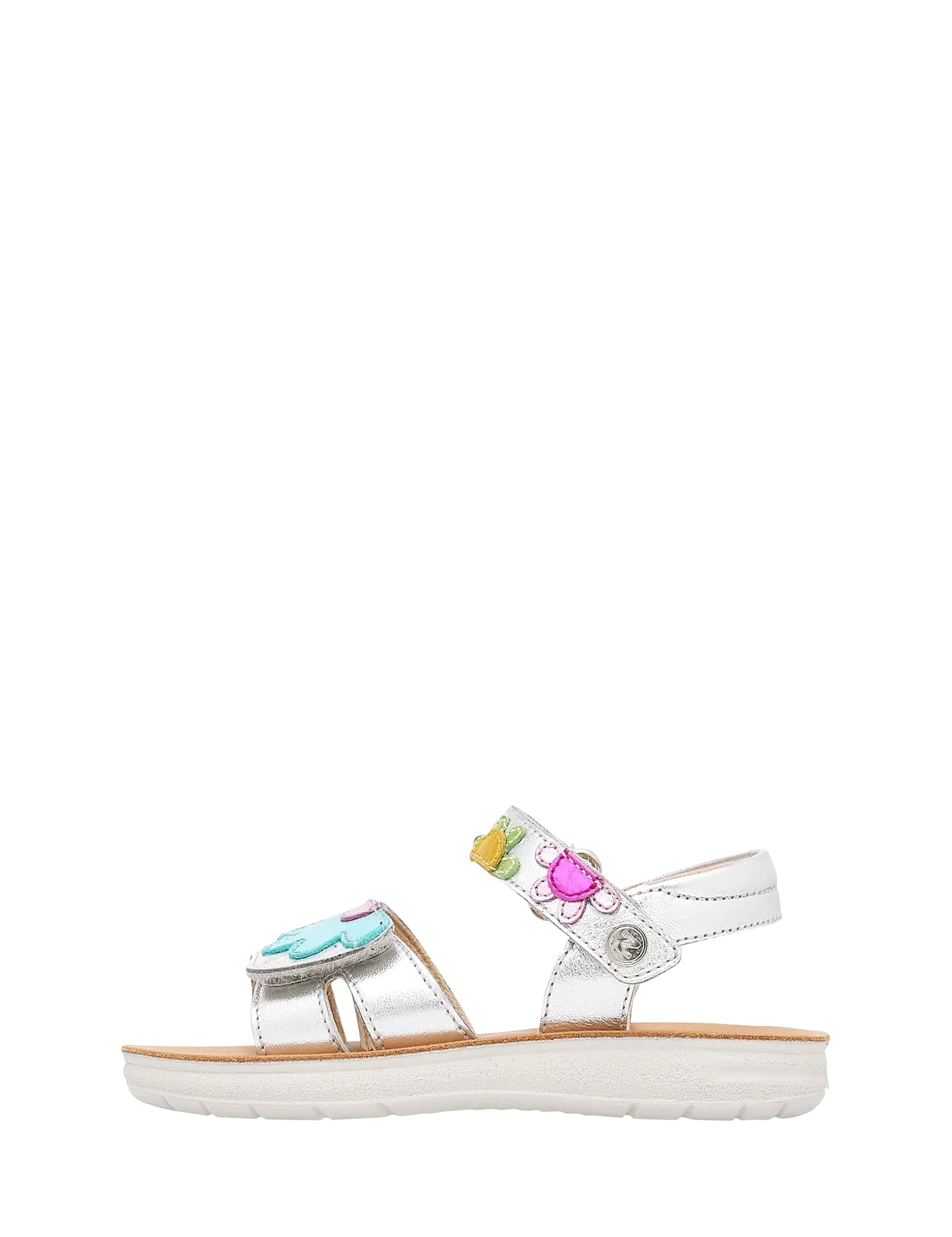 Sandali con strappi Argentato Naturino