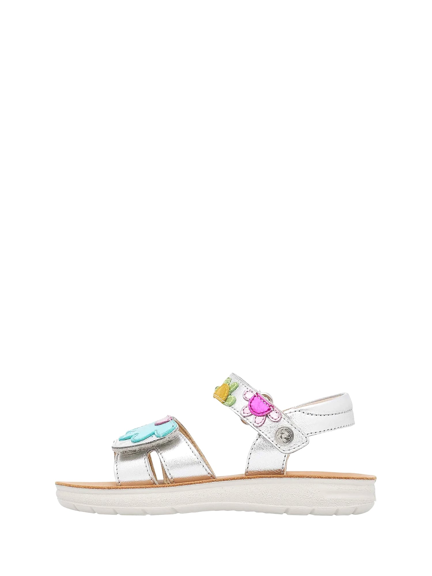 Sandali con strappi Argentato Naturino