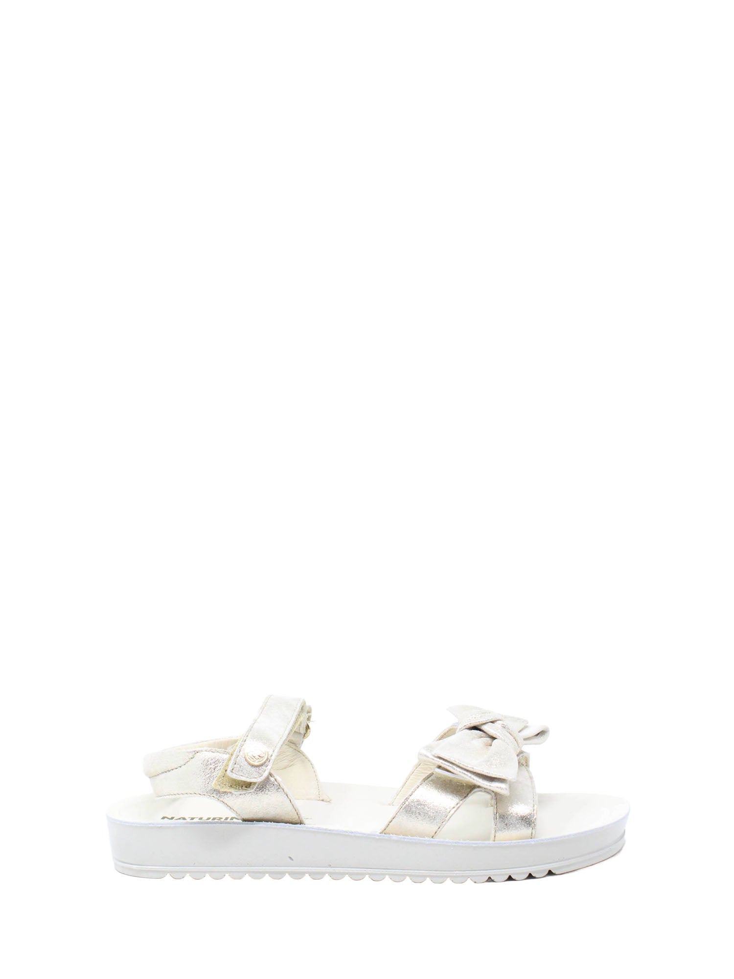 Sandali con strappi Dorato Naturino